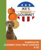 Ike's Gourmet Pumpkin Pie Dog Treat Cookies - Real Fruit Shortbread Cookies Vegan and All-Natural Grain and Gluten Free Made in USA