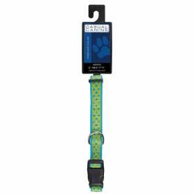 CC Polka Dot Collar (Color: Green, size: 10-16in)