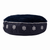 Halo Snowflake Round Dog Bed