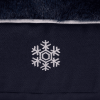 Halo Snowflakes Rectangular Dog Bed