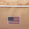 Halo American Flag Rectangular Dog Bed