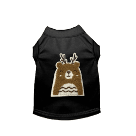 Cuddle Antler Bear (Color: black, size: X Small)