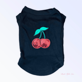 My Fabulous Cherry Tank (Color: black, size: X Small)