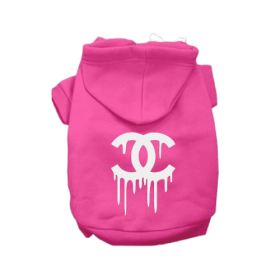 CC Drip Hoodie (Color: Pink, size: X Small)