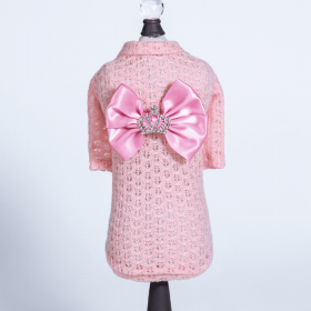 Royal Princess Sweater (Color: Pink, size: XXS)