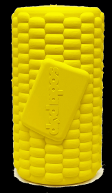SodaPup Corn on the Cob Treat Dispenser (Color: Yellow, size: medium)