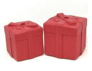 SP Gift Box Durable Rubber Chew Toy & Treat Dispenser